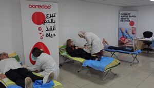 Ooredoo الجزائر تجند عمالها في عملية للتبرع بالدم