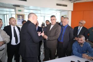توزيع المياه بشكل منتظم ومستقر في صبيحة العيد