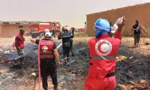 الهلال الأحمر الجزائري يطلق حملة تضامنية عاجلة لدعم الولايات الشرقية المتضررة من الحرائق